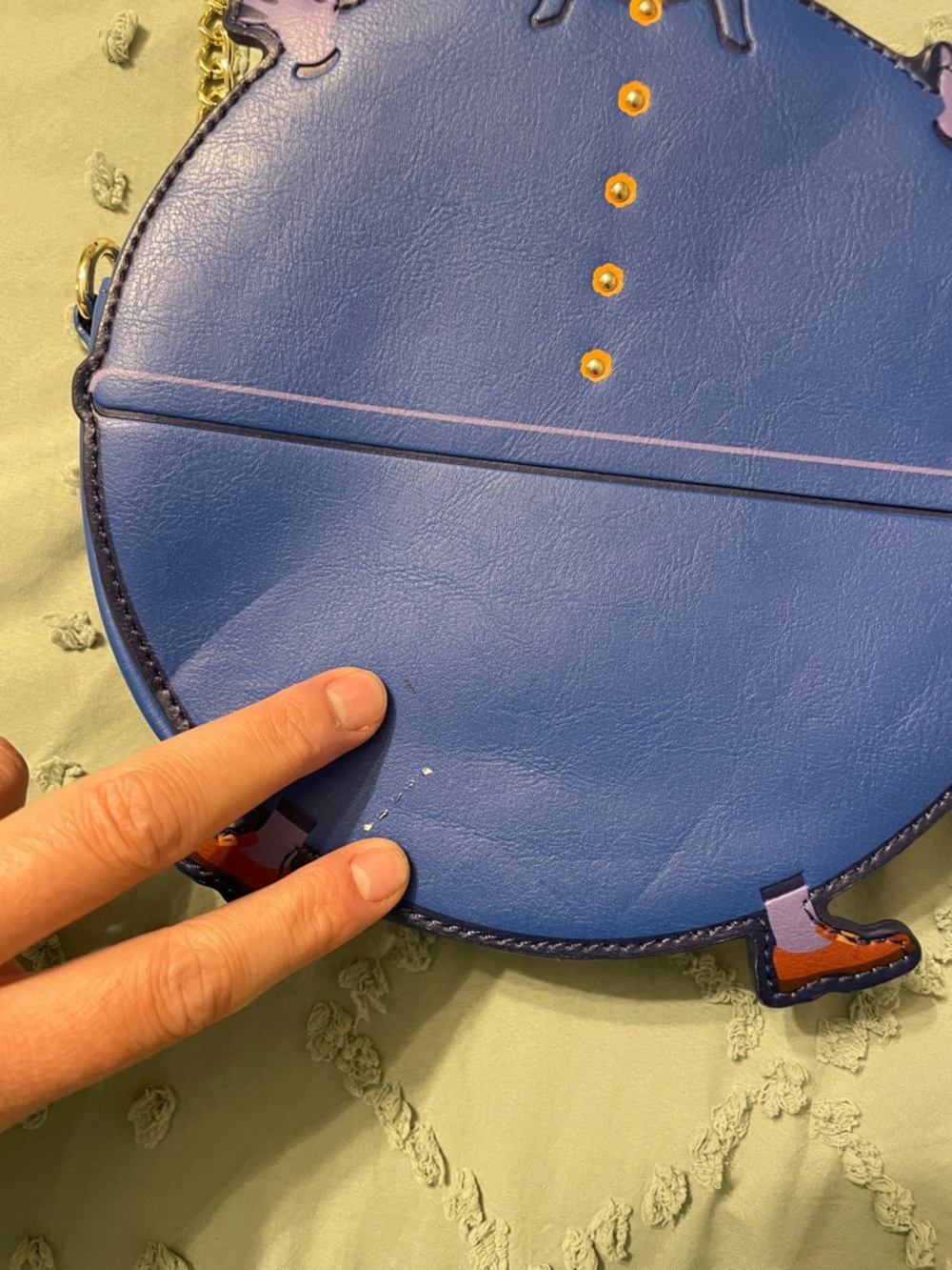 Willy wonka blueberry purse - Picture 3 of 8